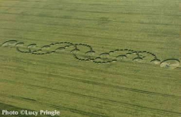 June 1996 - The East Field - Alton Barnes, Wiltshire - Photo by Lucy Pringle